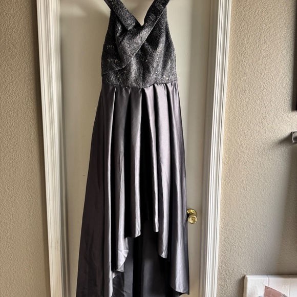 Slate evening, dressed with beaded sequin top - Picture 4 of 6